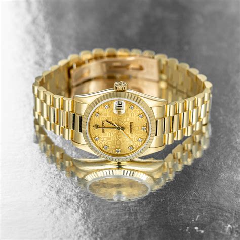 second hand gold rolex watch|Altro.